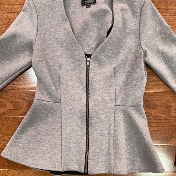 Topshop peplum blazer jacket - Picture 5 of 9